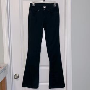 VENUS Black Mid Rise Flare Jeans